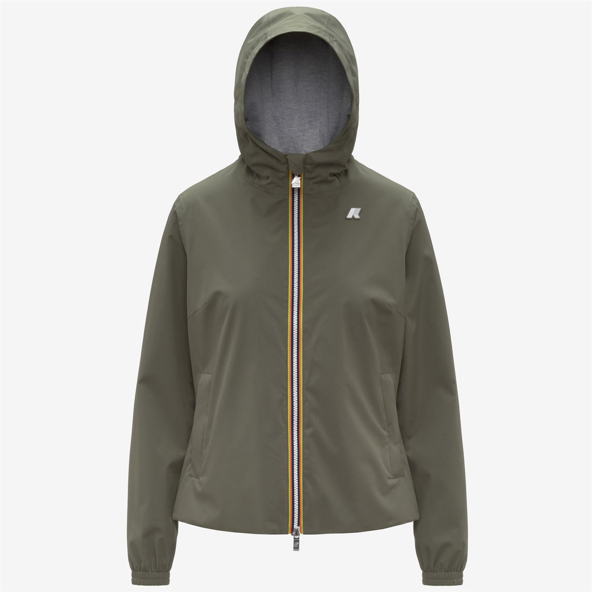 Jackets_Woman_LIL 2.0 STRETCH POLY JERSEY_Short_Green Lichen - Commercial 1