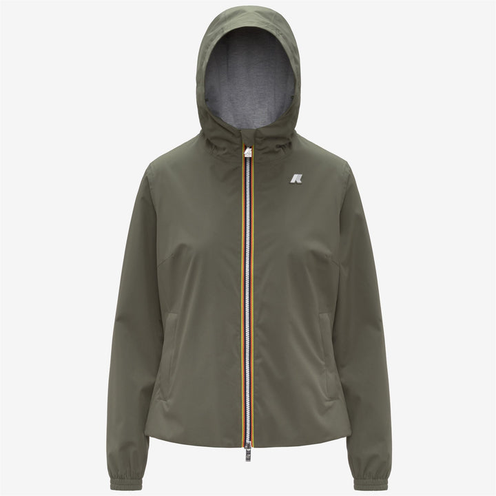 LIL 2.0 STRETCH POLY JERSEY - Jackets - Short - Woman - GREEN LICHEN 1