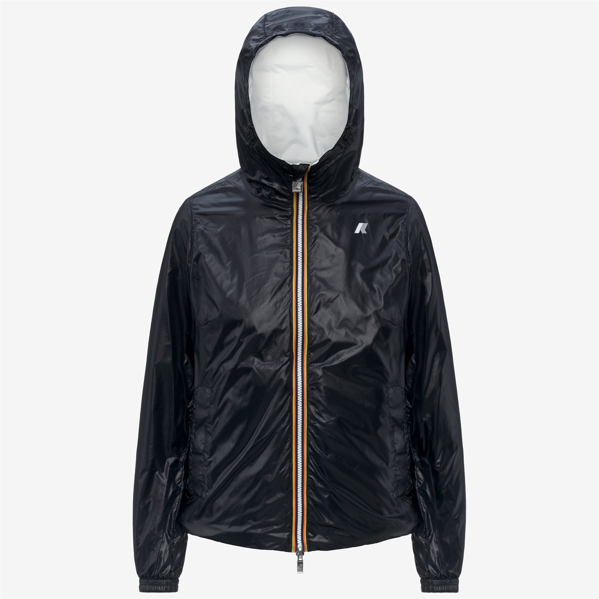 Jackets_Woman_LIL 2.0 PLUS.2 DOUBLE_Short_White - Black Pure - Commercial 2