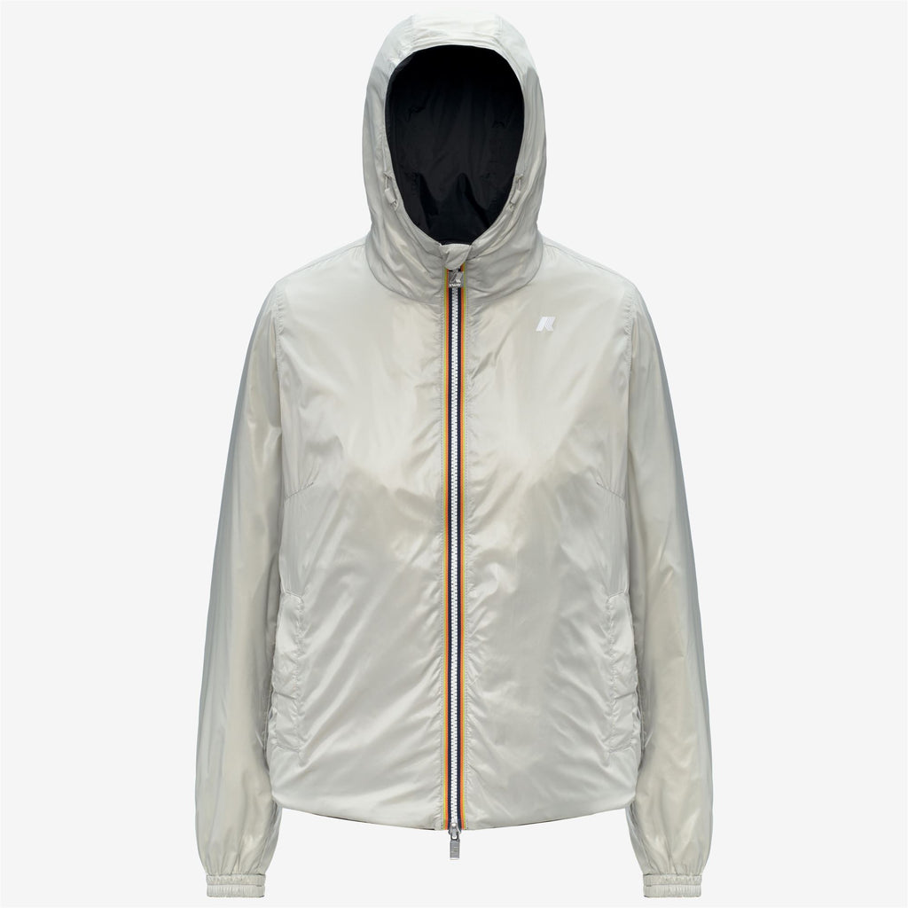 Jackets_Woman_LIL 2.0 PLUS.2 DOUBLE_Short_Black Pure - BEIGE LT - Commercial 2