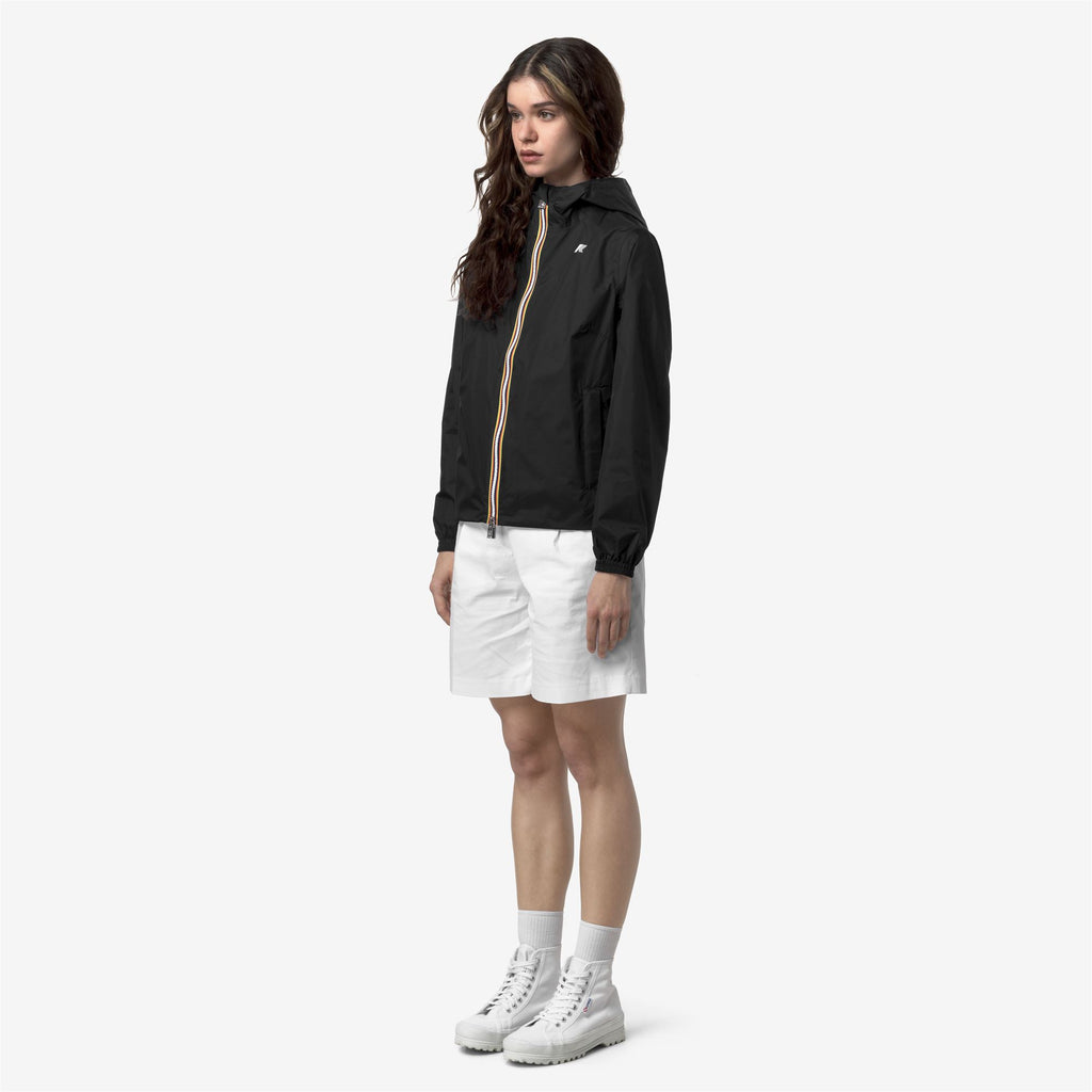 Jackets_Woman_LIL 2.0 PLUS.2 DOUBLE_Short_Black Pure - BEIGE LT - Commercial 5