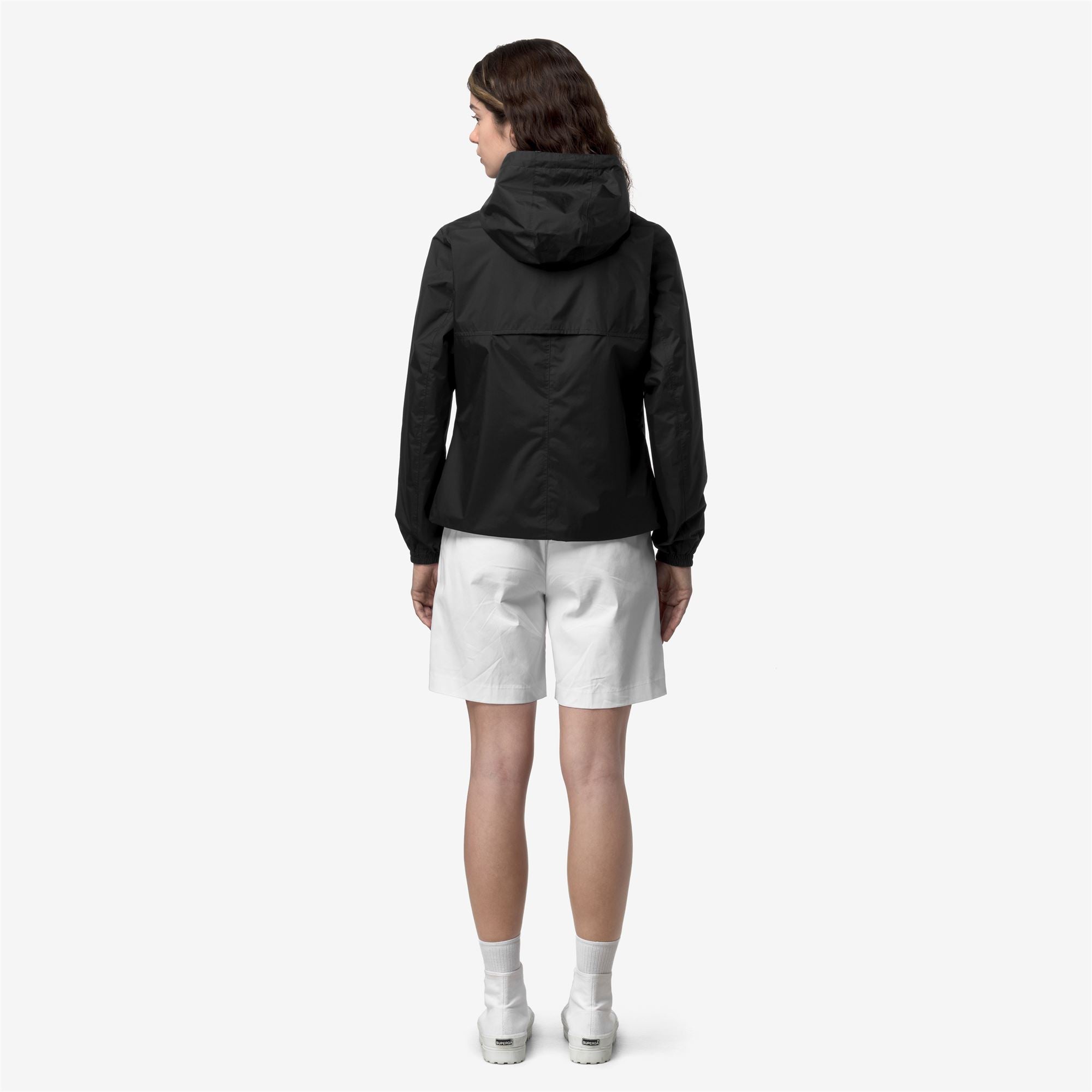 Jackets_Woman_LIL 2.0 PLUS.2 DOUBLE_Short_Black Pure - BEIGE LT - Commercial 6