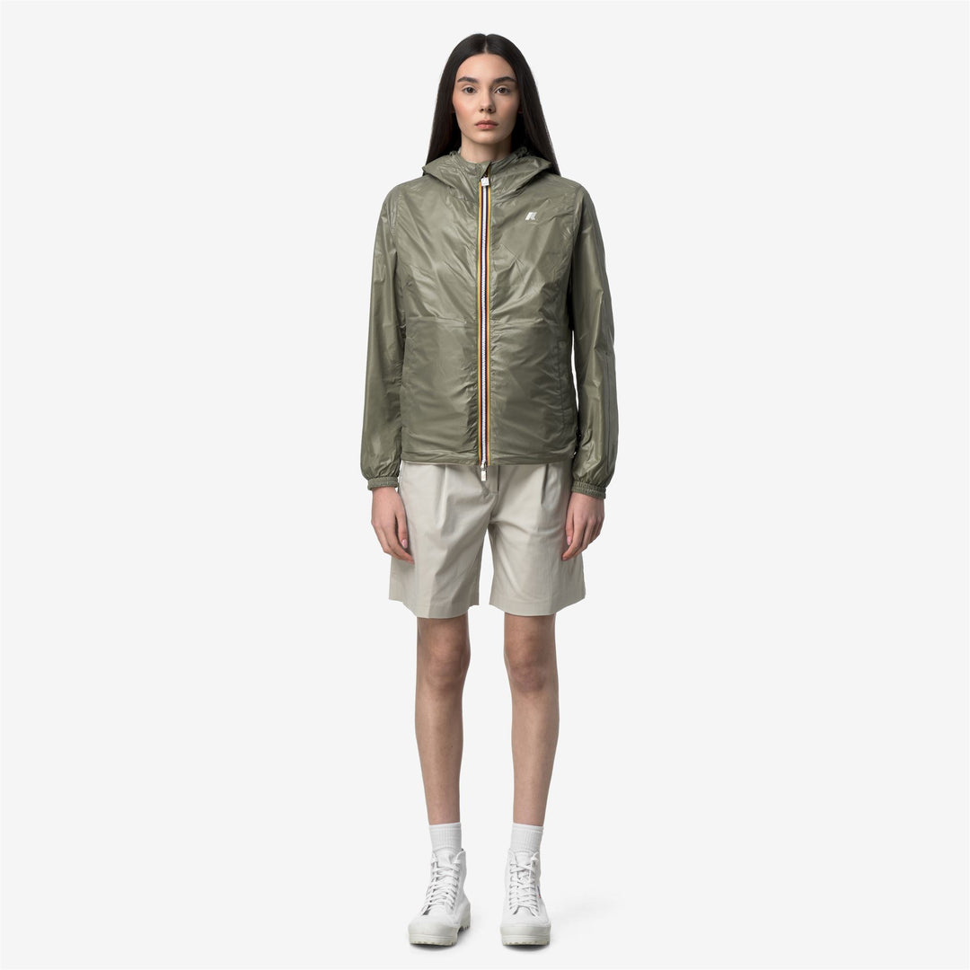 LIL 2.0 PLUS.2 REVERSIBLE - Jackets - Short - Woman - BEIGE LT-GREEN LICHEN main