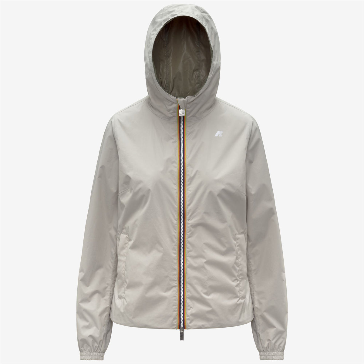 Jackets_Woman_LIL 2.0 PLUS.2 DOUBLE_Short_BEIGE LT - Green Lichen - Commercial 1