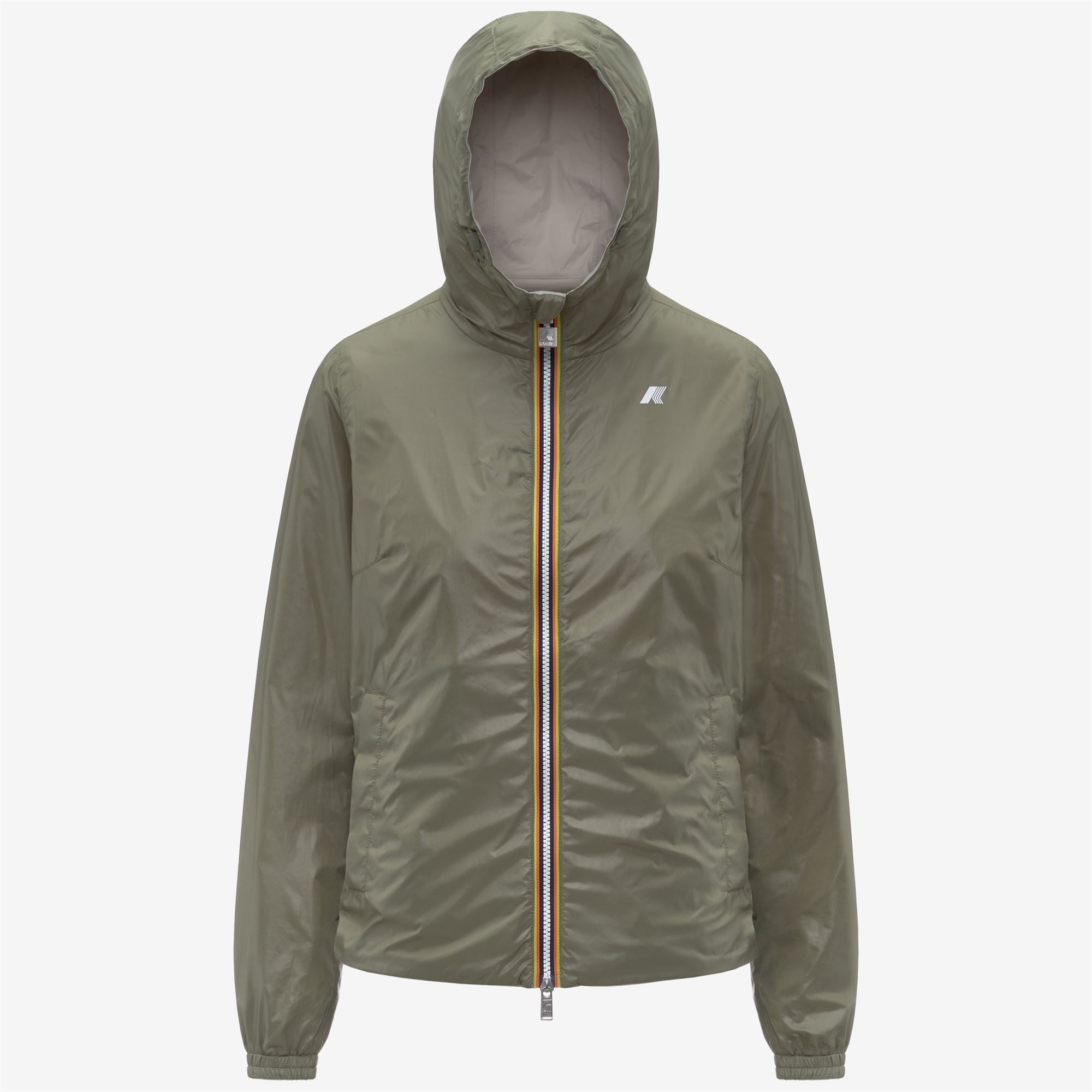 Jackets_Woman_LIL 2.0 PLUS.2 DOUBLE_Short_BEIGE LT - Green Lichen - Commercial 2