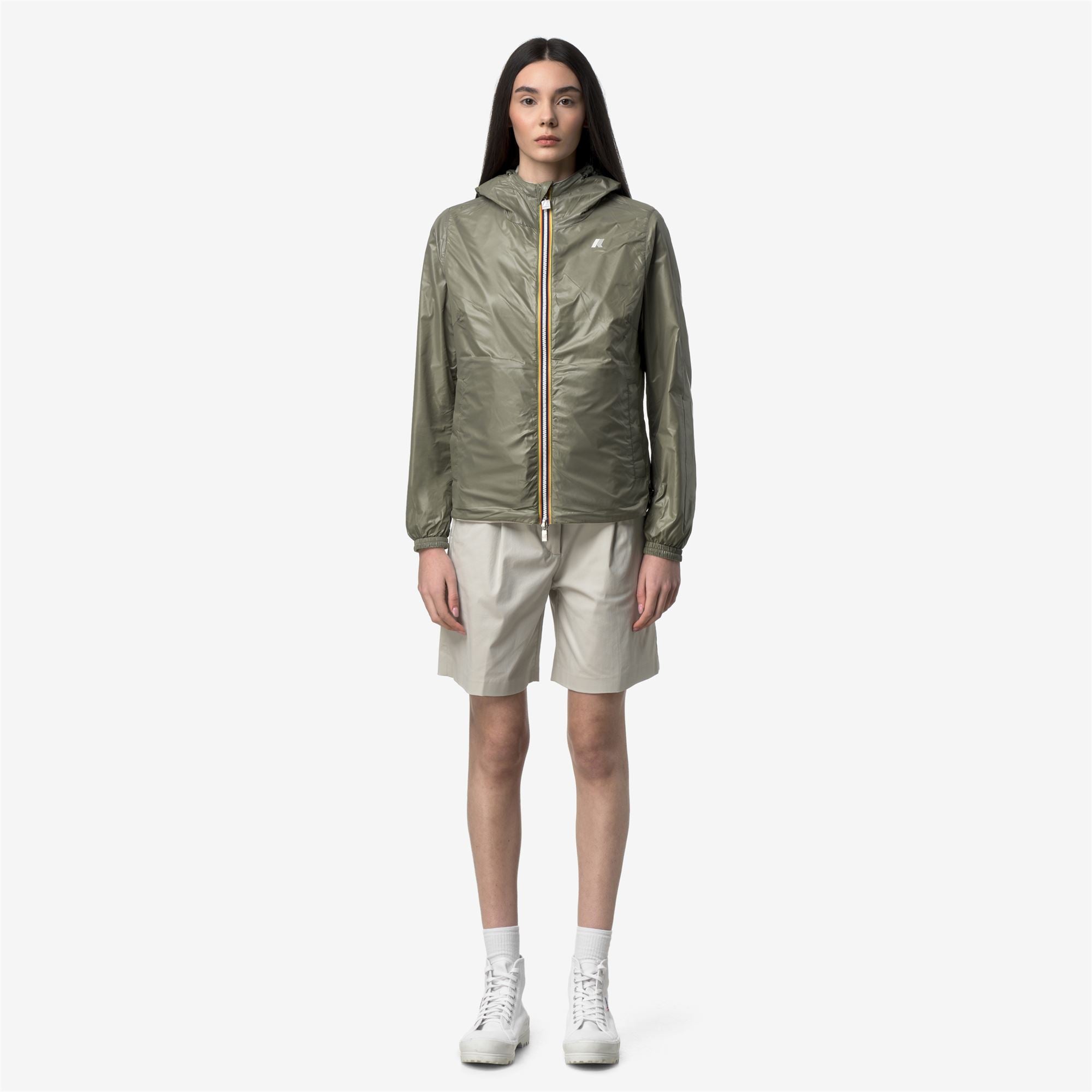 Jackets_Woman_LIL 2.0 PLUS.2 DOUBLE_Short_BEIGE LT - Green Lichen - Commercial 7