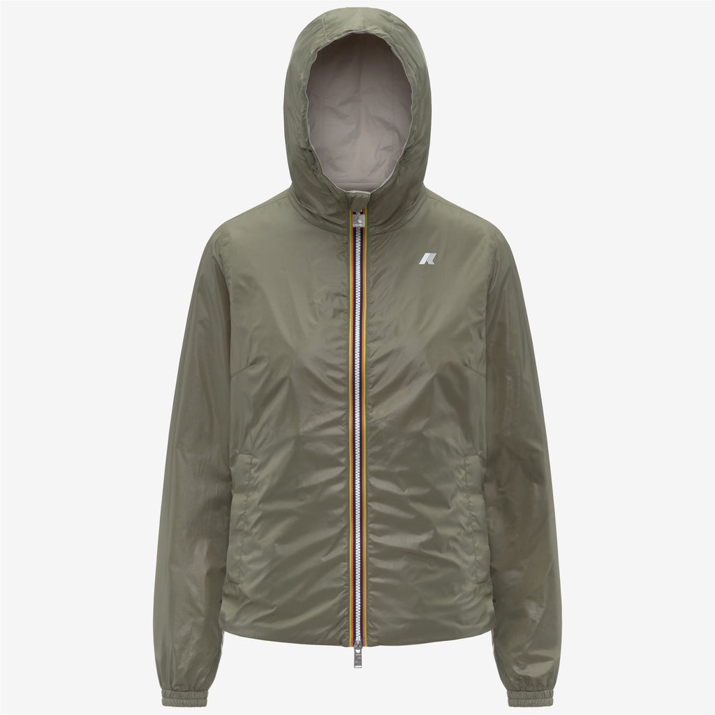 Jackets_Woman_LIL 2.0 PLUS.2 DOUBLE_Short_BEIGE LT - Green Lichen - Commercial 2