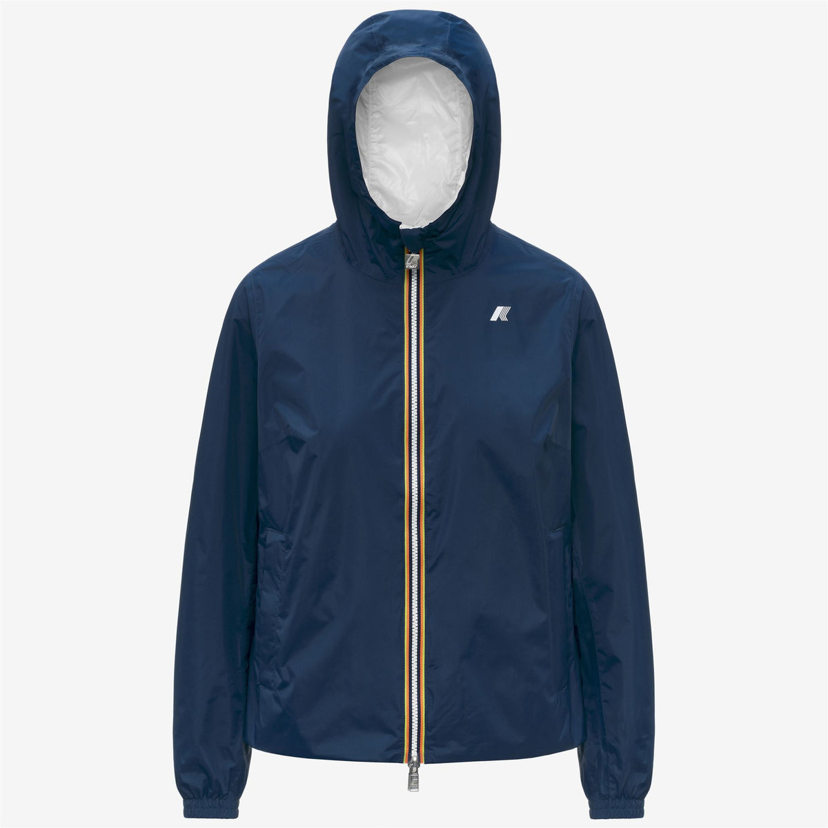 Jackets_Woman_LIL 2.0 PLUS.2 DOUBLE_Short_Blue Insignia - White - Commercial 1