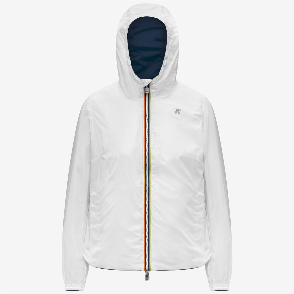 Jackets_Woman_LIL 2.0 PLUS.2 DOUBLE_Short_Blue Insignia - White - Commercial 2