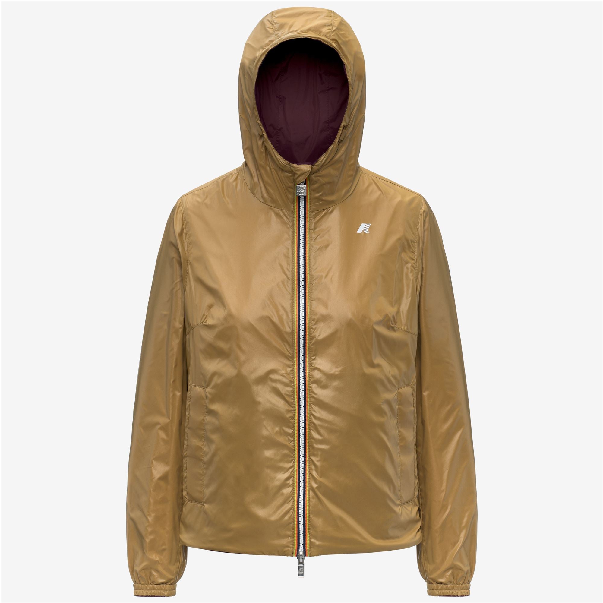 Jackets_Woman_LIL 2.0 PLUS.2 DOUBLE_Short_Violet Mauve Wine - Brown Bistre - Commercial 2