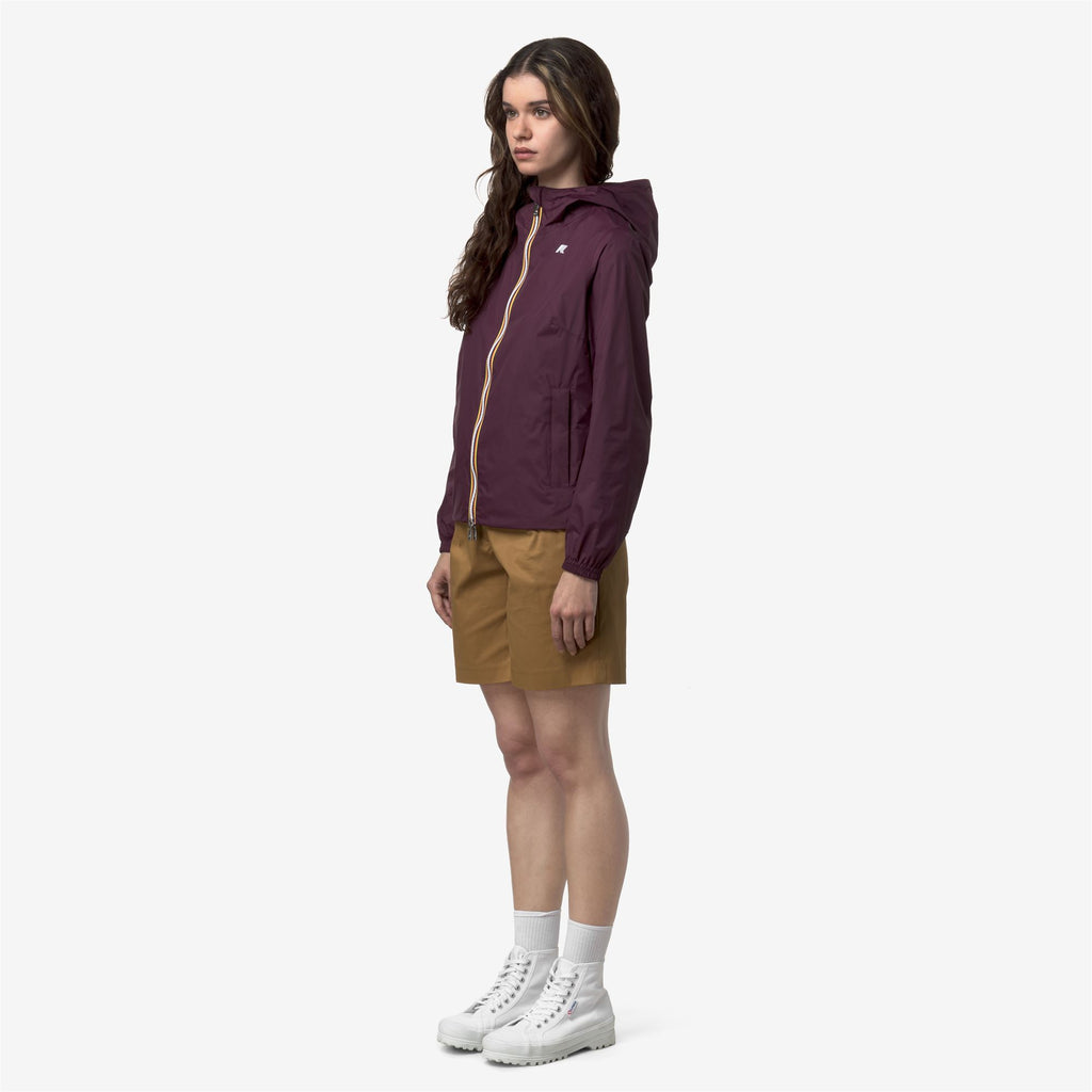 Jackets_Woman_LIL 2.0 PLUS.2 DOUBLE_Short_Violet Mauve Wine - Brown Bistre - Commercial 5