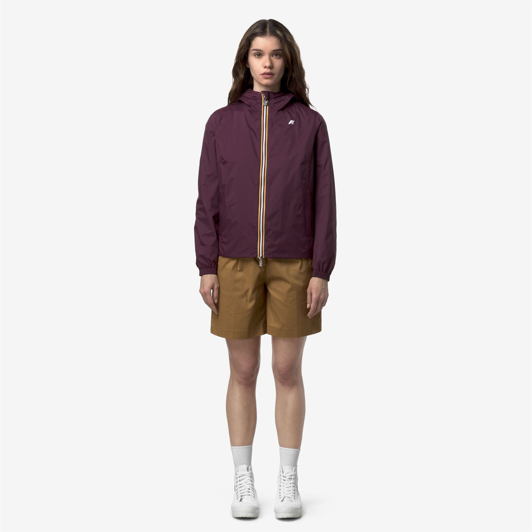 LIL 2.0 PLUS.2 DOUBLE Giacche Breve Donna Violet Mauve Wine-Brown Bistre main