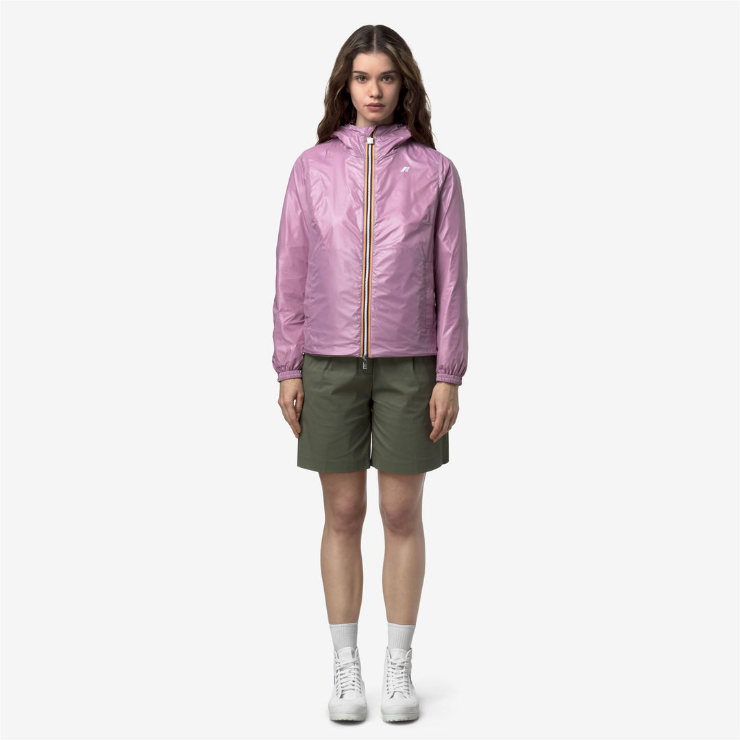 LIL 2.0 PLUS.2 REVERSIBLE - Jackets - Short - Woman - GREEN LICHEN-VIOLET GLICINE main