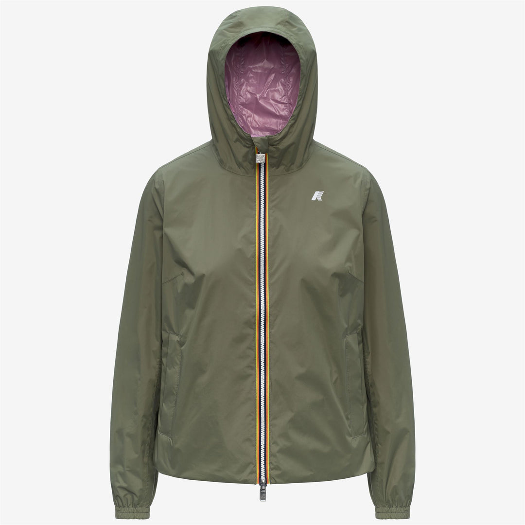 LIL 2.0 PLUS.2 REVERSIBLE - Jackets - Short - Woman - GREEN LICHEN-VIOLET GLICINE 01