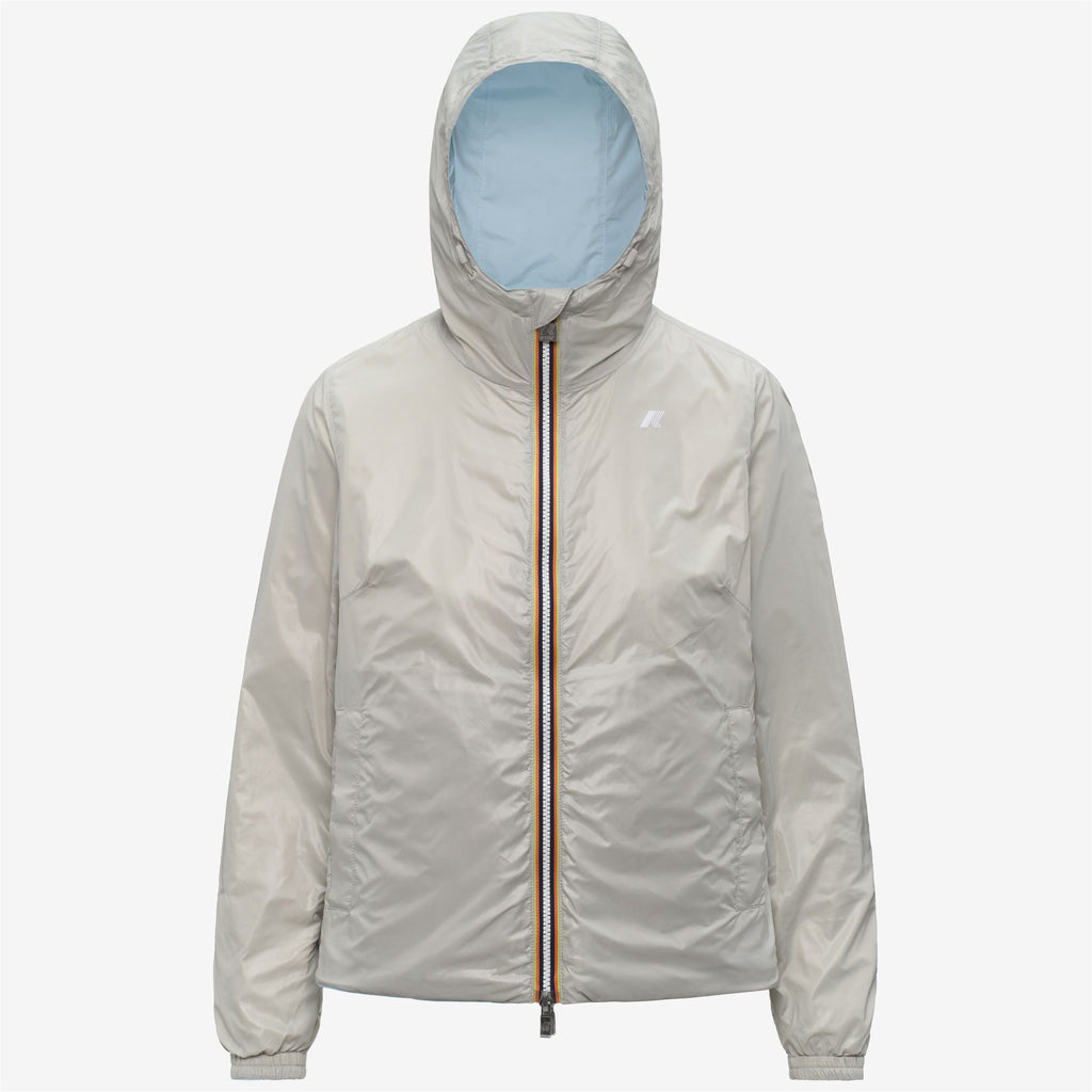 Jackets_Woman_LIL 2.0 PLUS.2 DOUBLE_Short_Blue Dream - BEIGE LT - Commercial 2