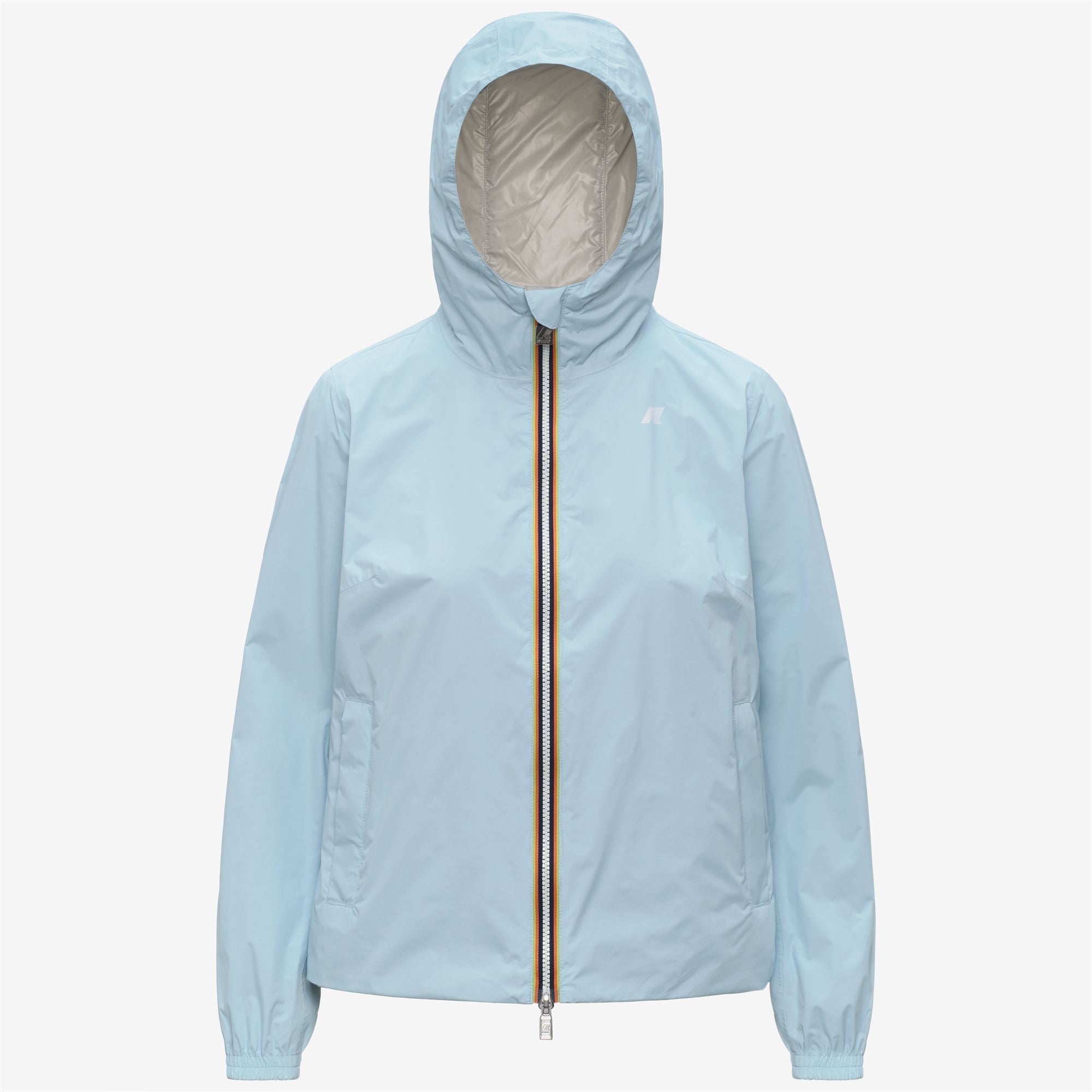 Jackets_Woman_LIL 2.0 PLUS.2 DOUBLE_Short_Blue Dream - BEIGE LT - Commercial 1