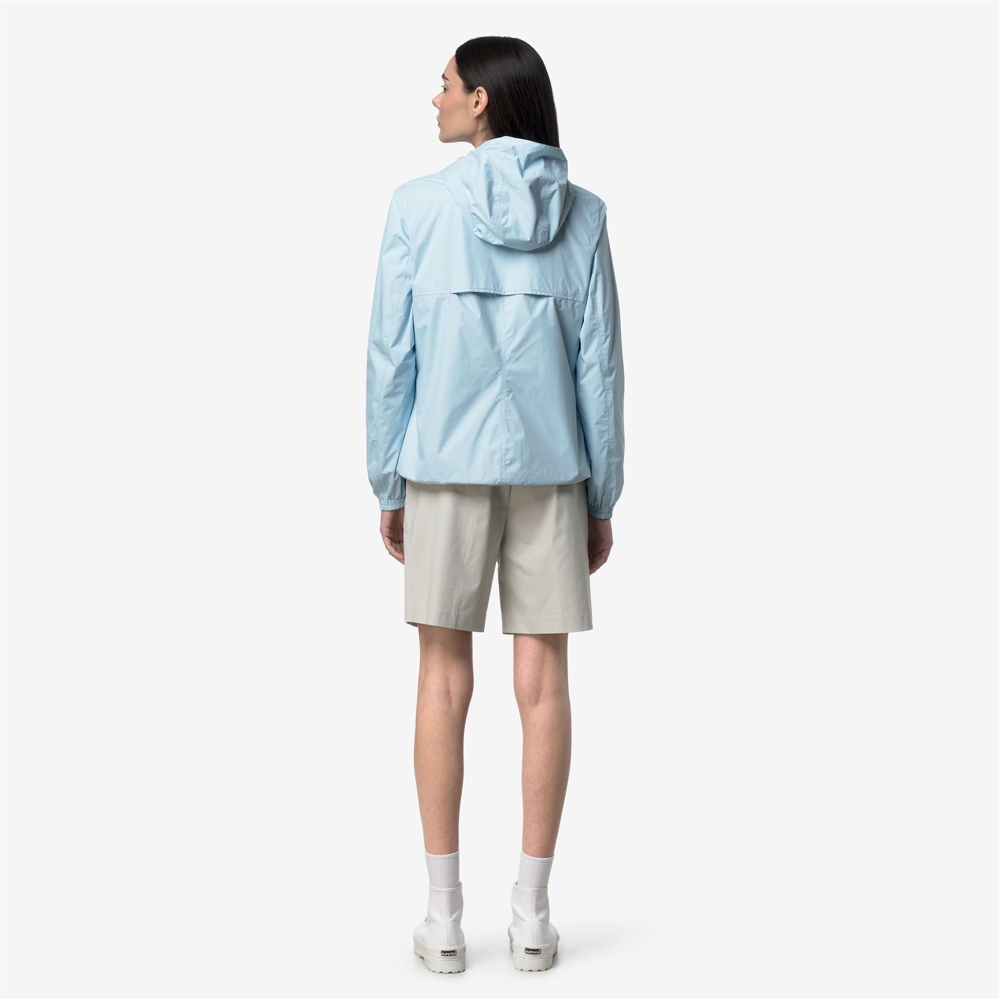 Jackets_Woman_LIL 2.0 PLUS.2 DOUBLE_Short_Blue Dream - BEIGE LT - Commercial 6