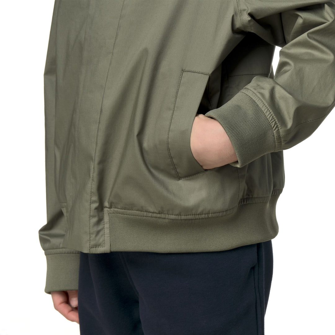 P. ARSENE COTTON 3LAYERS - Jackets - Corta - Bambino - GREEN LICHEN main