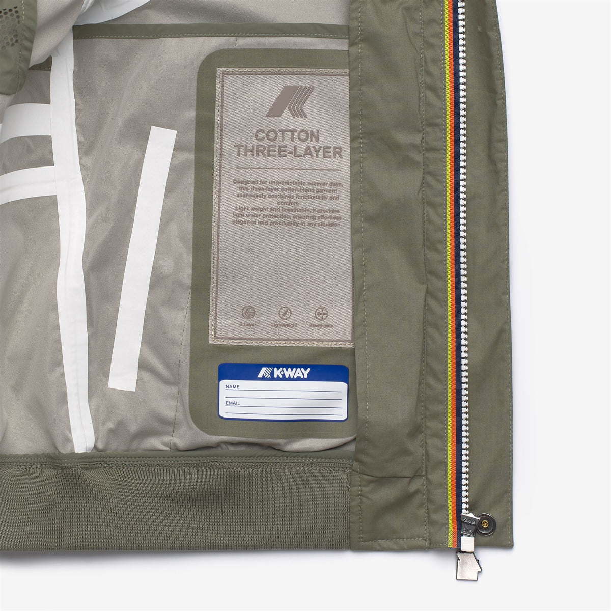 Jackets_Boy_P. ARSENE COTTON 3LAYERS_Short_Green Lichen - Commercial 3