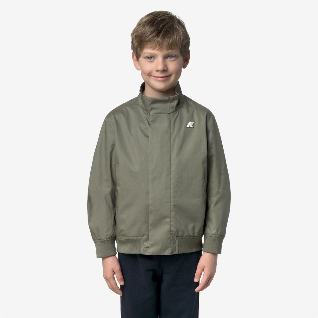 Jackets_Boy_P. ARSENE COTTON 3LAYERS_Short_Green Lichen - Commercial 4