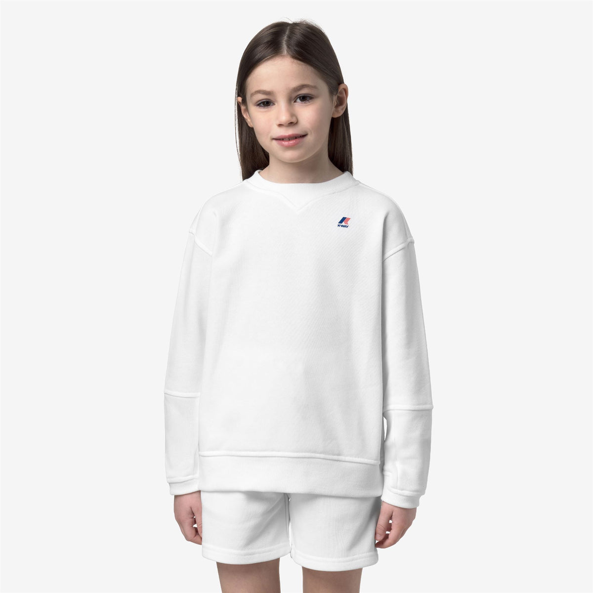 Fleece_KID UNISEX_P. NAEL PC_Pull Over_White - White - Commercial 4