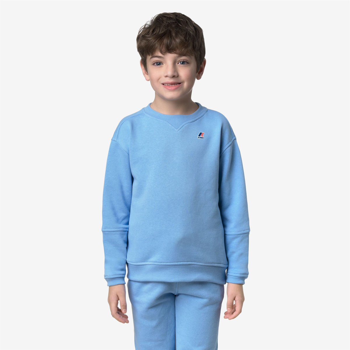 Fleece_KID UNISEX_P. NAEL PC_Pull Over_Blue Cielo - Commercial 4