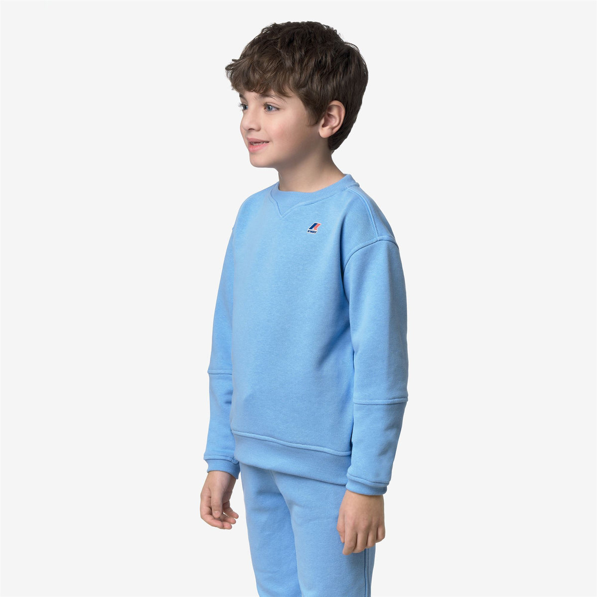 Fleece_KID UNISEX_P. NAEL PC_Pull Over_Blue Cielo - Commercial 5