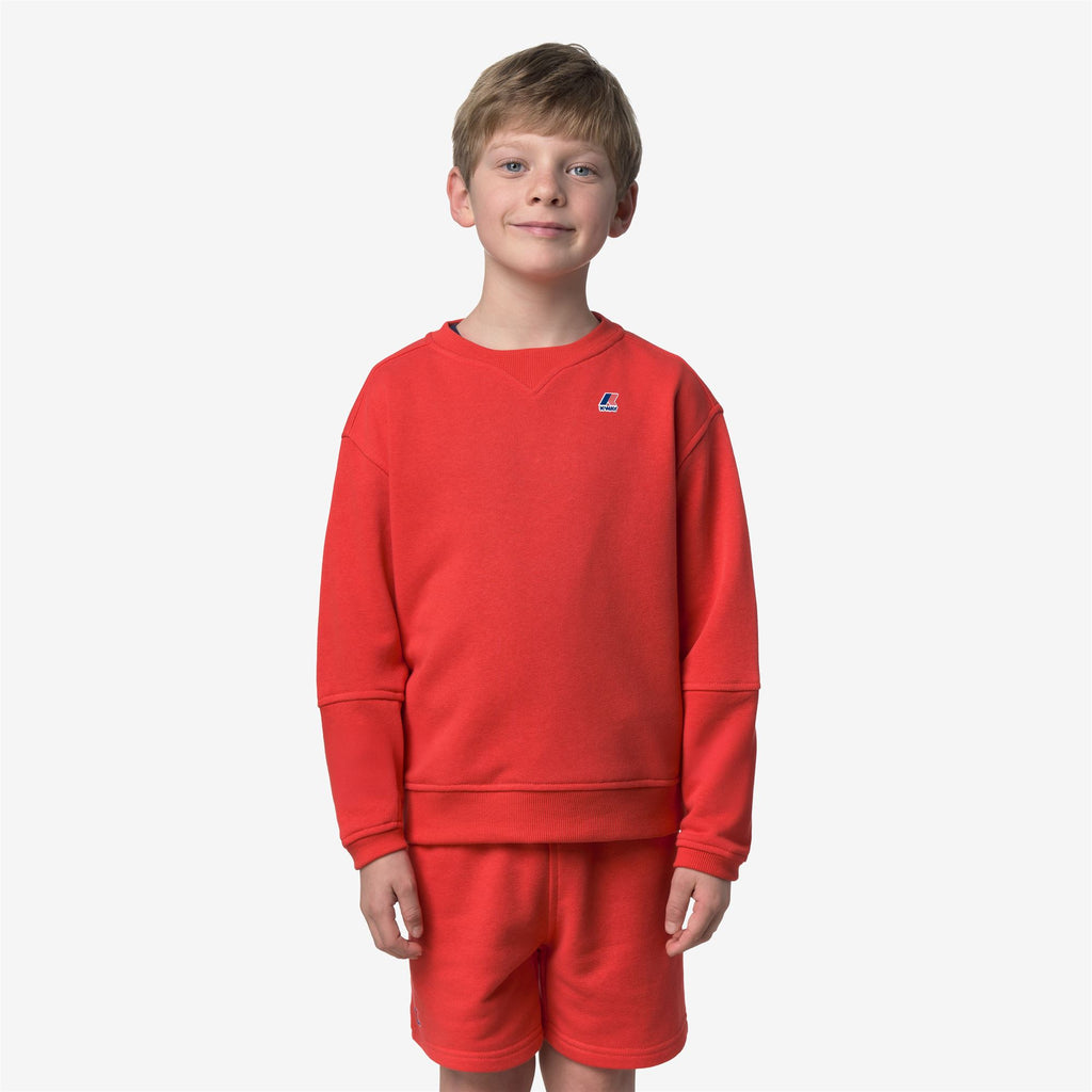 Fleece_KID UNISEX_P. NAEL PC_Pull Over_Red Poppy - Commercial 4