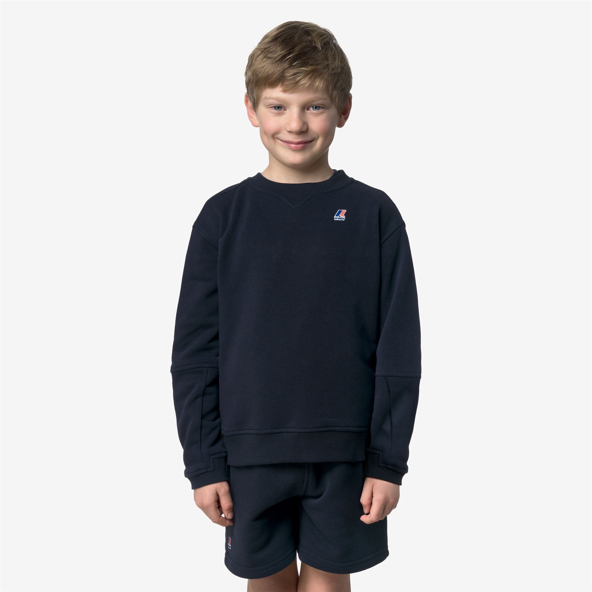 Fleece_KID UNISEX_P. NAEL PC_Pull Over_Blue Depth - Commercial 4