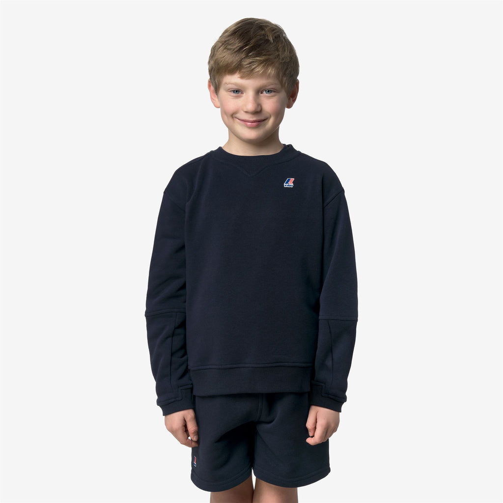 Fleece_KID UNISEX_P. NAEL PC_Pull Over_Blue Depth - Commercial 4