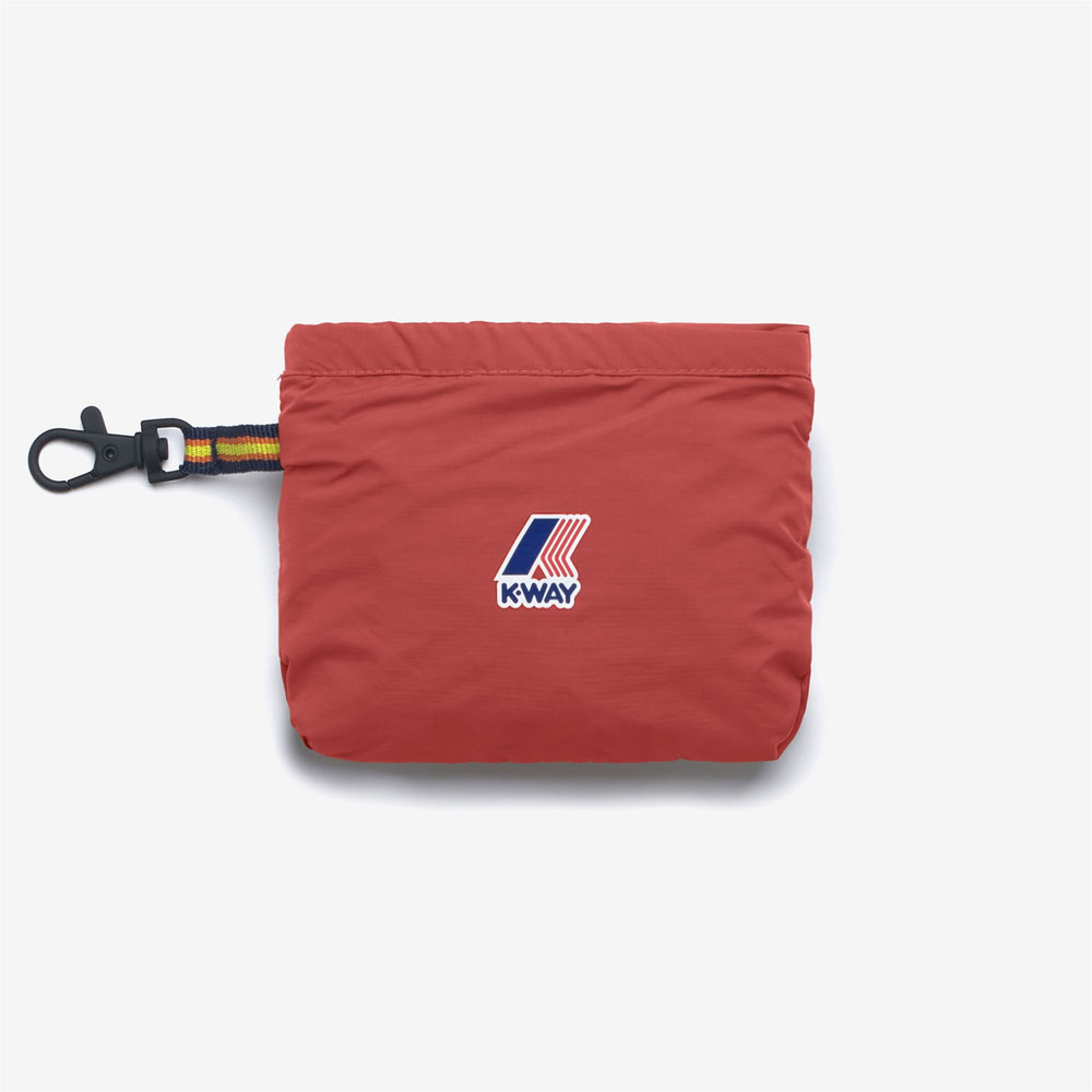 Red unisex Waterproof Dog Jacket with Hood and Packable Design 02