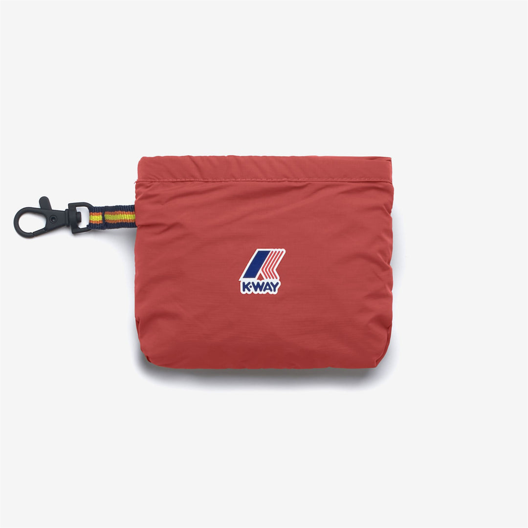 Giacca impermeabile rossa unisex per cani con cappuccio e design ripiegabile main