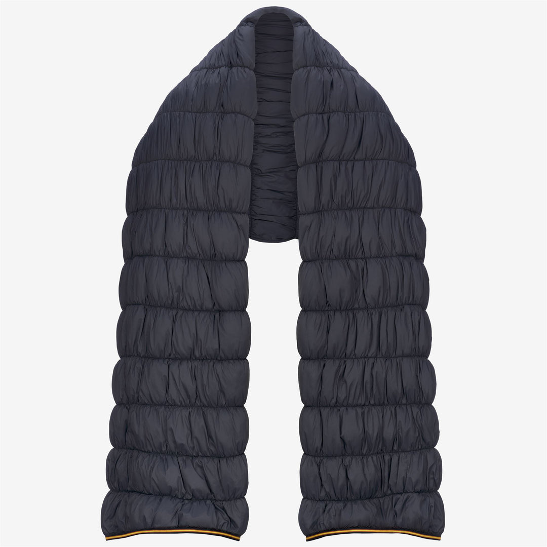 Blue unisex oversized insulated winter scarf 01