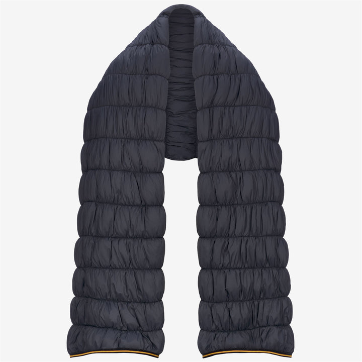 Blue unisex oversized insulated winter scarf 1