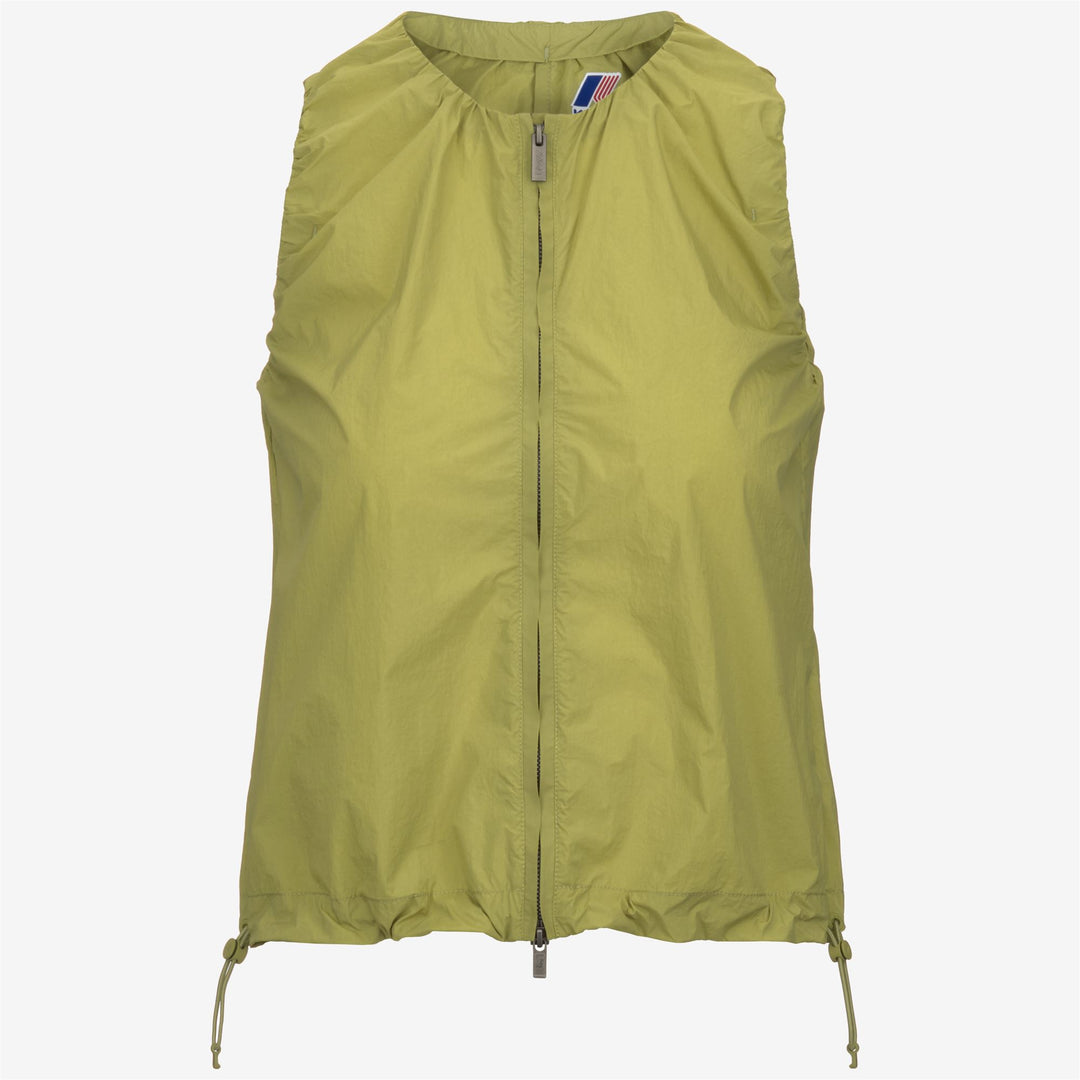 Moss green Women's Summer Sleeveless Top with UV Protection main