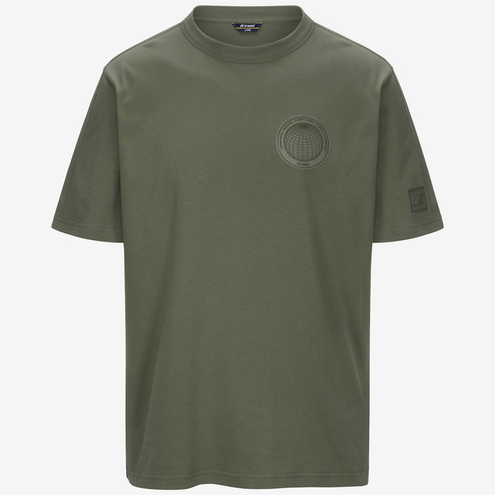 Lichen green Men's Casual T-Shirt with Printed Logo 5