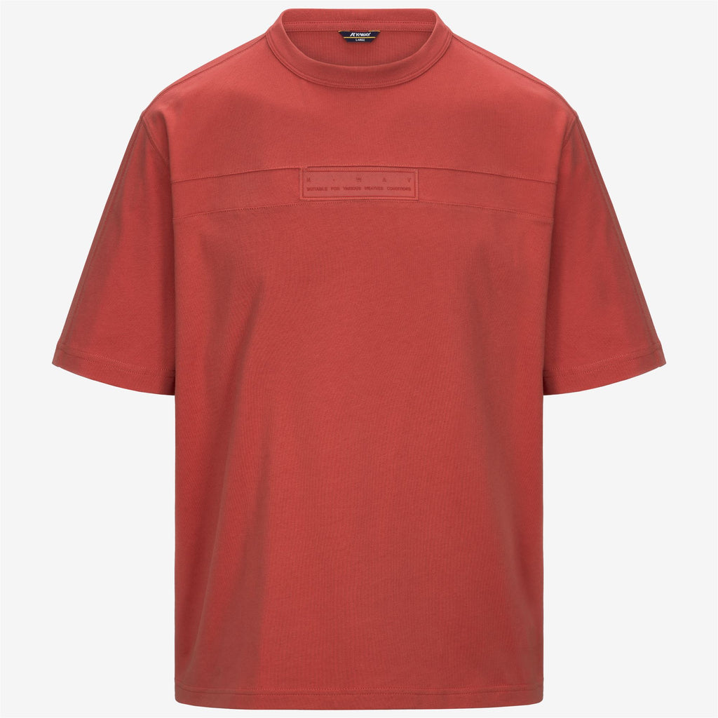 T-Shirts & Top_MAN_FANTOME DOUBLE LABEL_T-Shirt_Red Jasper - Commercial 1