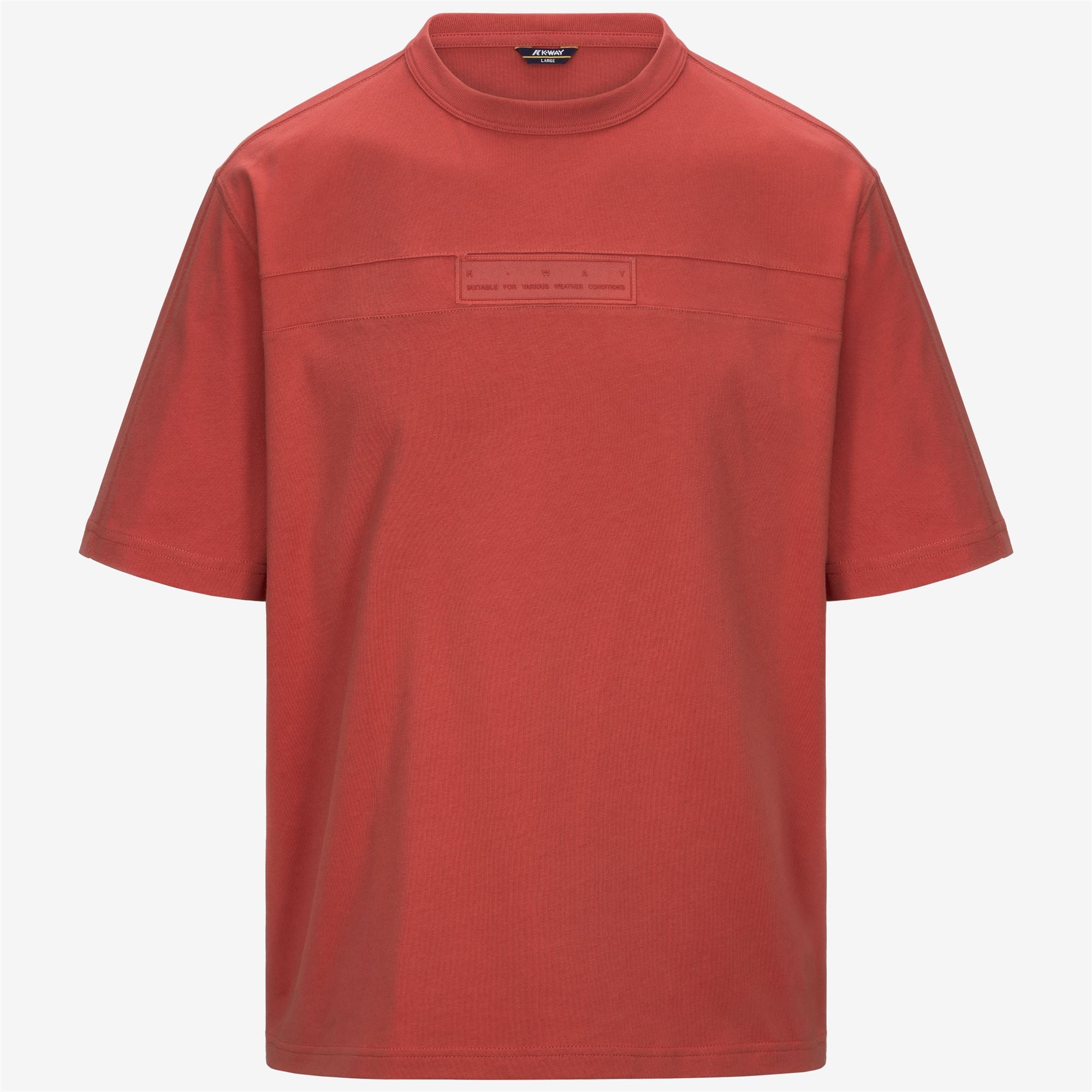 T-Shirts & Top_MAN_FANTOME DOUBLE LABEL_T-Shirt_Red Jasper - Commercial 1