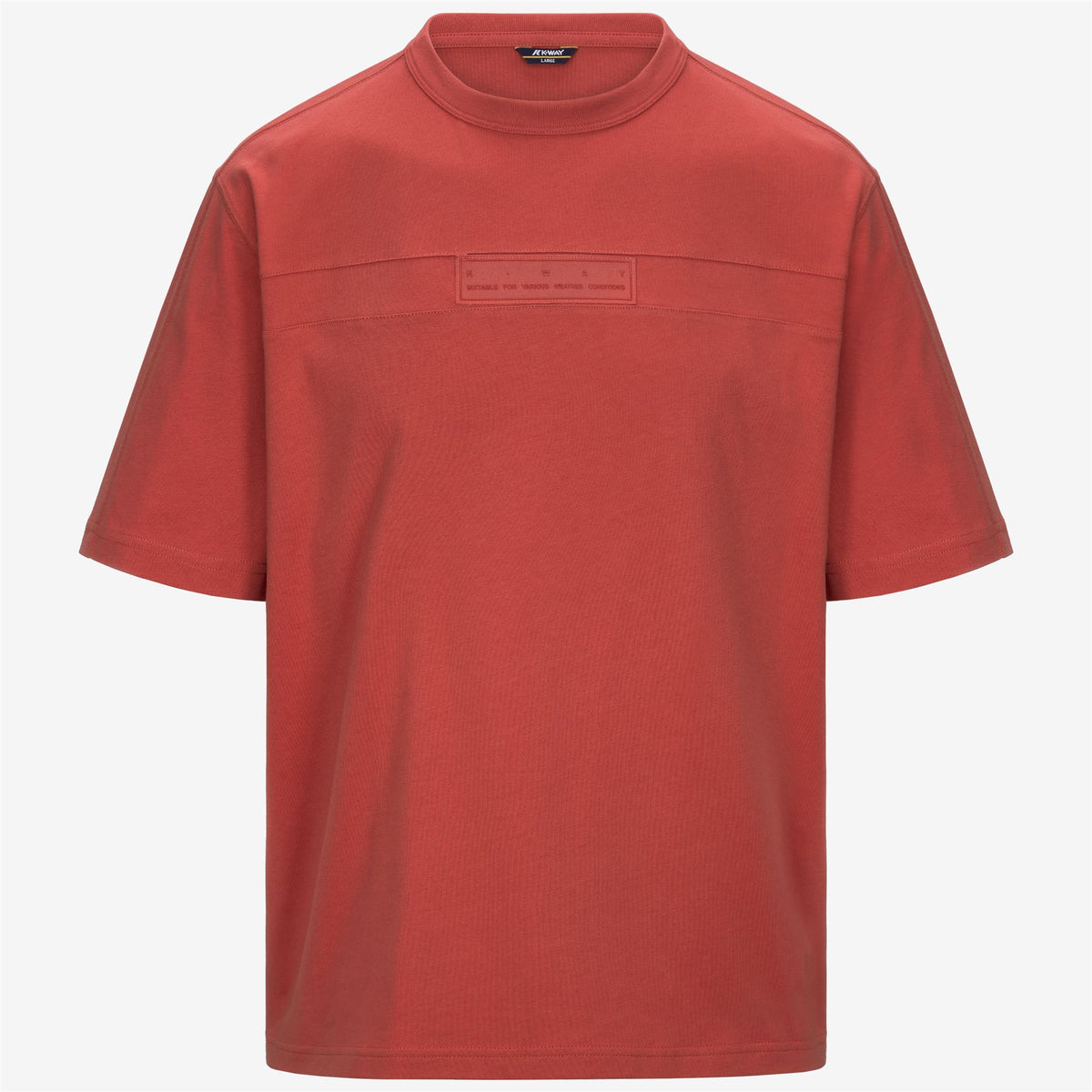 T-Shirts & Top_MAN_FANTOME DOUBLE LABEL_T-Shirt_Red Jasper - Commercial 1