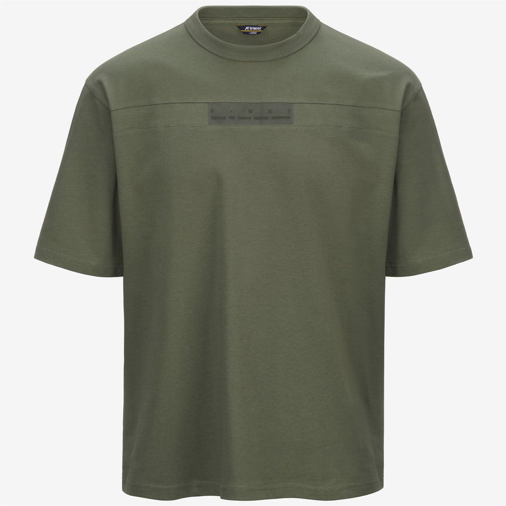 T-Shirts & Top_MAN_FANTOME DOUBLE LABEL_T-Shirt_Green Lichen - Commercial 1