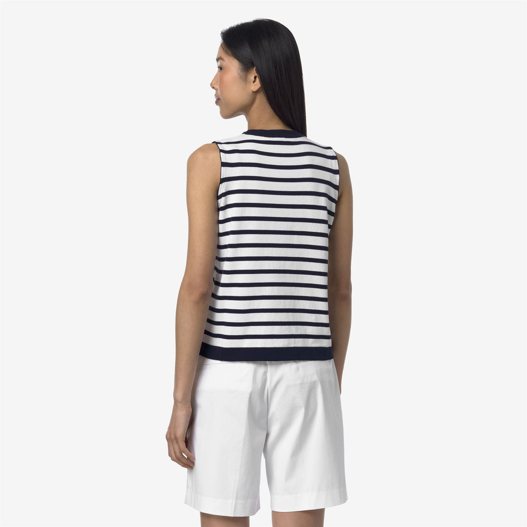 Knitwear_WOMAN_GERI STRIPES_Vest_White - Blue Depth - Commercial 6