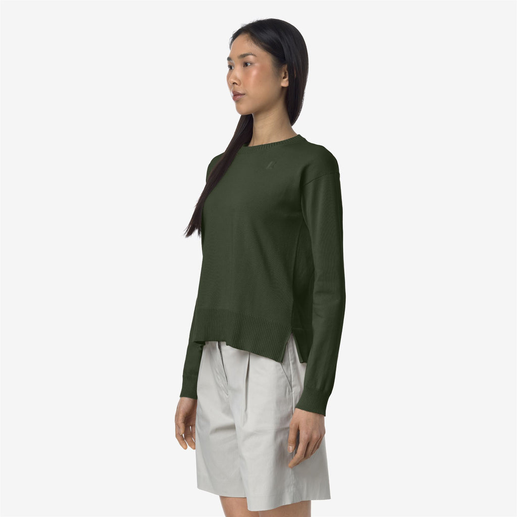 Knitwear_WOMAN_DOMITINE COTTON PS_Pull Over_Green Africa - Commercial 5