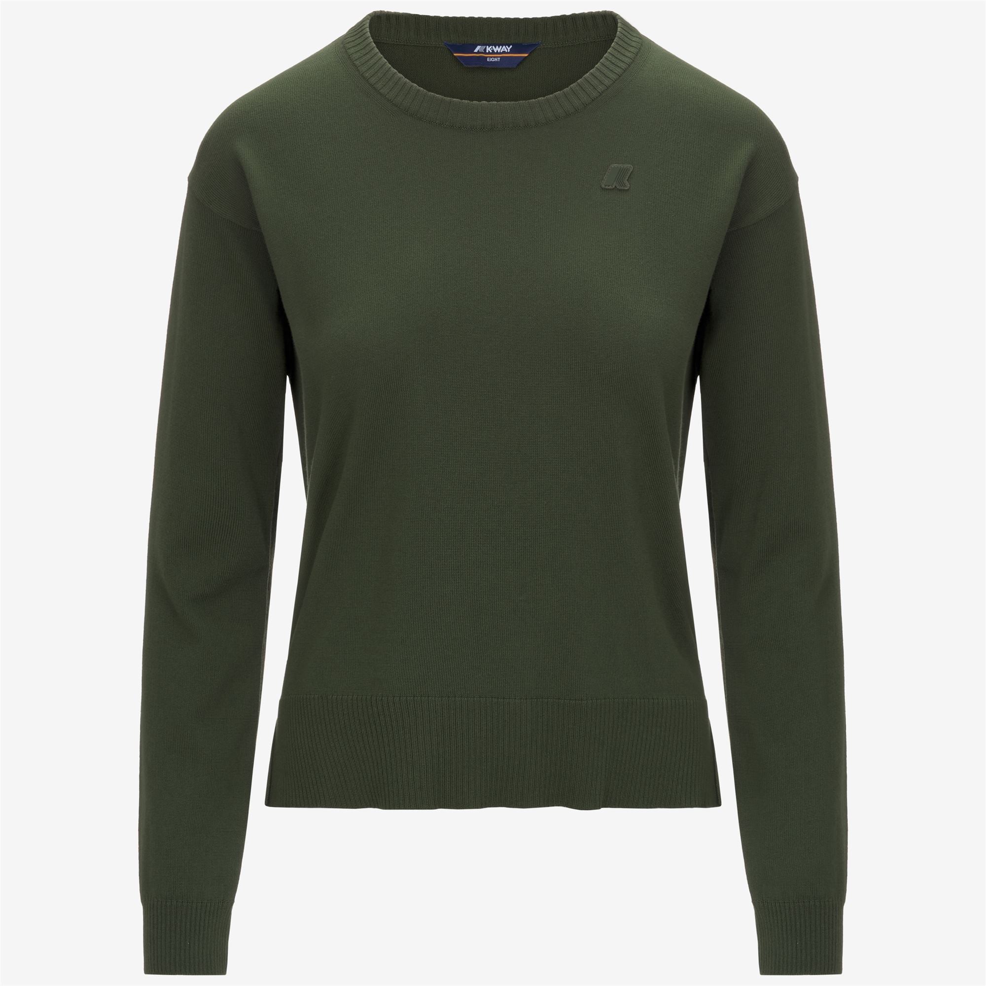 Knitwear_WOMAN_DOMITINE COTTON PS_Pull Over_Green Africa - Commercial 1