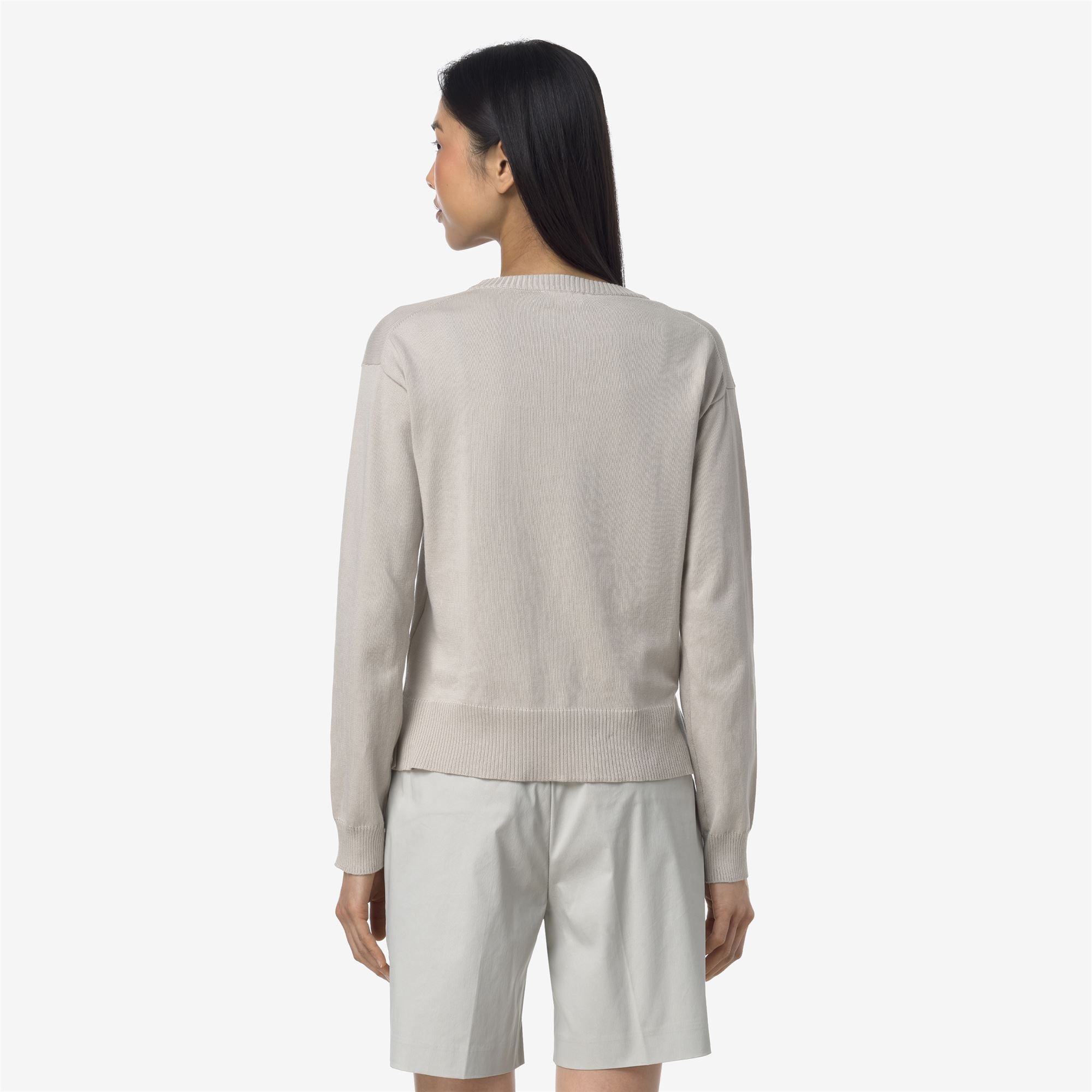 Knitwear_WOMAN_DOMITINE COTTON PS_Pull Over_BEIGE LT - Commercial 6