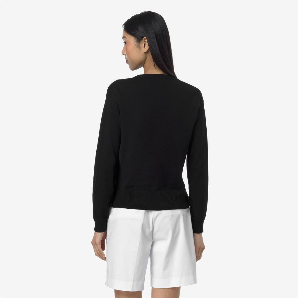 Knitwear_WOMAN_DOMITINE COTTON PS_Pull Over_Black Pure - Commercial 6