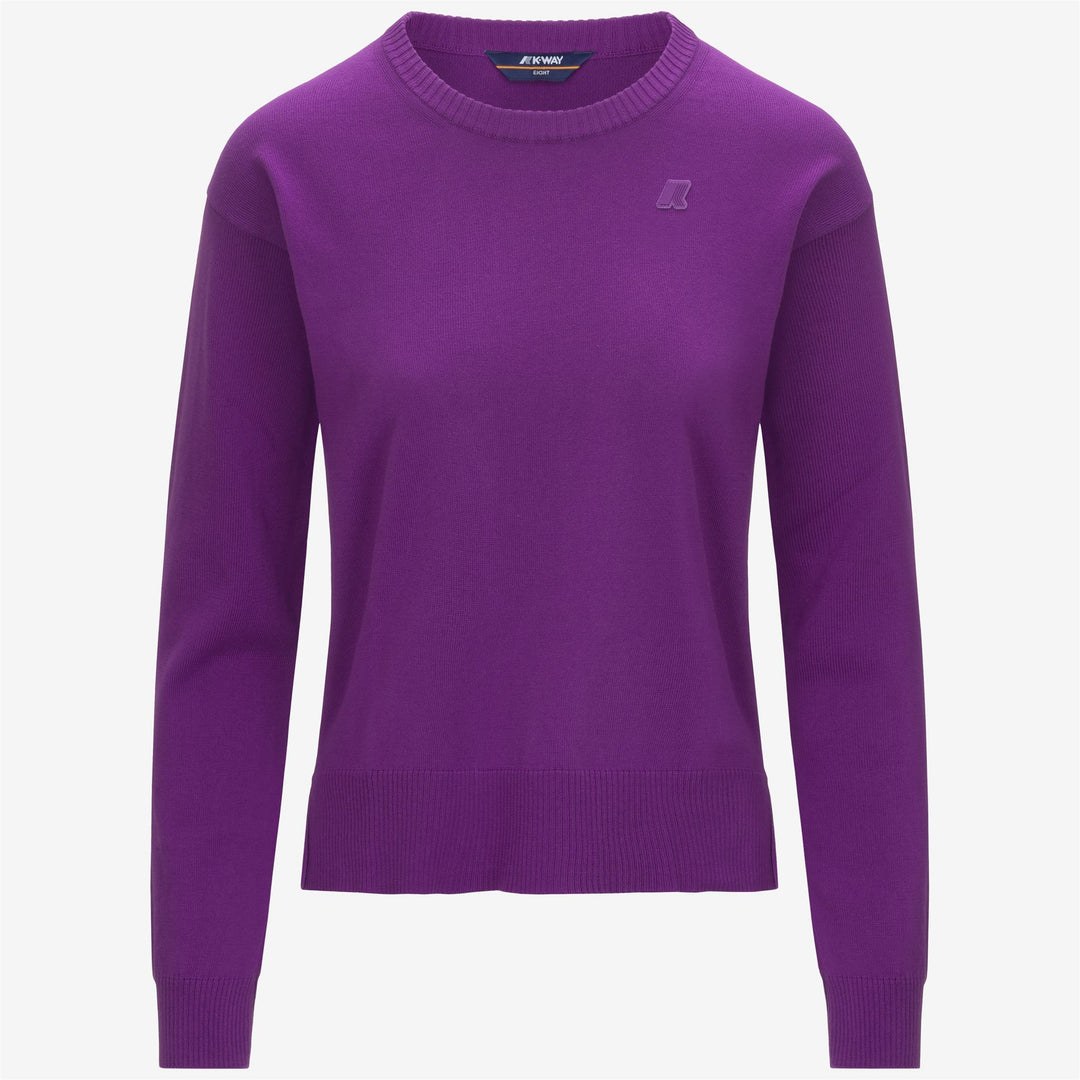 Violet Women's Cotton Crop Sweater for Summer 01