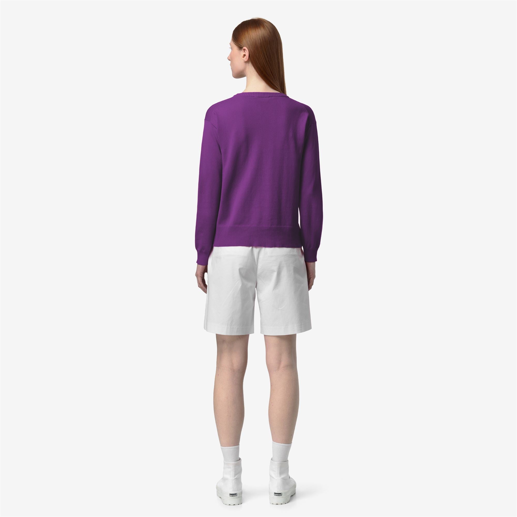 Knitwear_WOMAN_DOMITINE COTTON PS_Pull Over_Bright Violet - Commercial 6