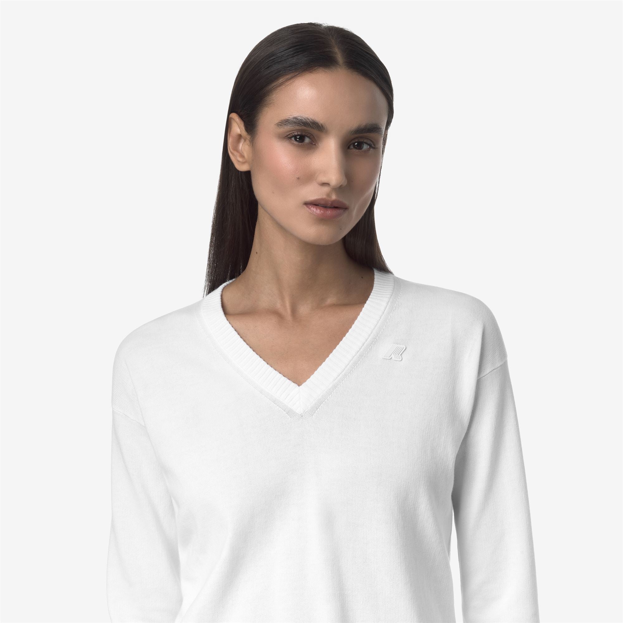 Knitwear_WOMAN_ADINE COTTON PS_Pull Over_White - Commercial 7