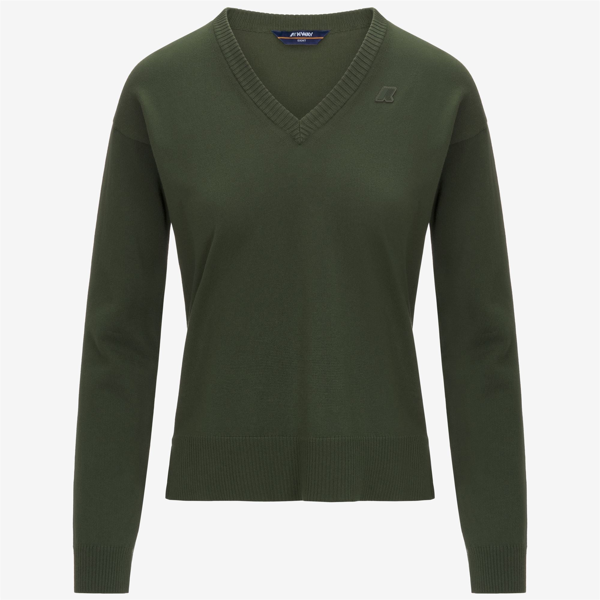 Knitwear_WOMAN_ADINE COTTON PS_Pull Over_Green Africa - Commercial 1