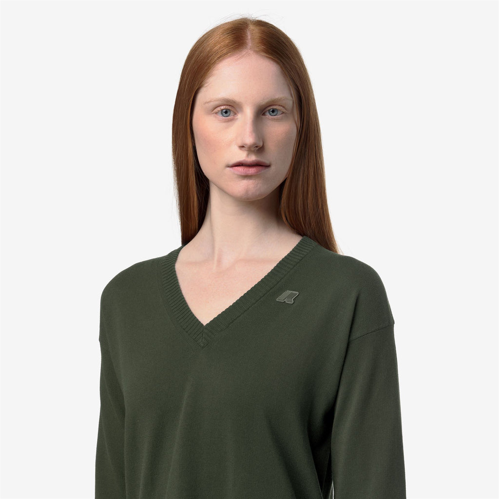 Knitwear_WOMAN_ADINE COTTON PS_Pull Over_Green Africa - Commercial 7